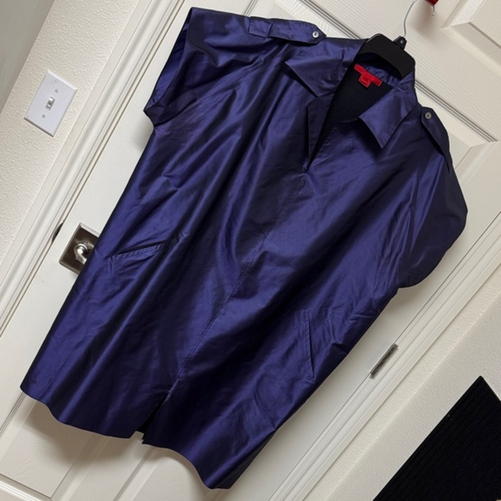 Elegant Purple Women's Dress silk.